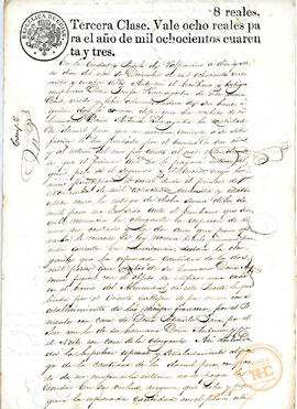 Hipoteca de Josefa Zuaragoitia por propiedad en el Almendral de Valparaíso