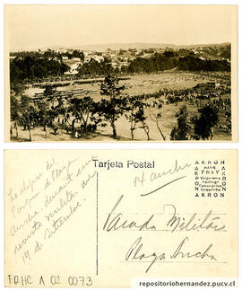 Postal Parada Militar Playa Ancha - Valparaíso